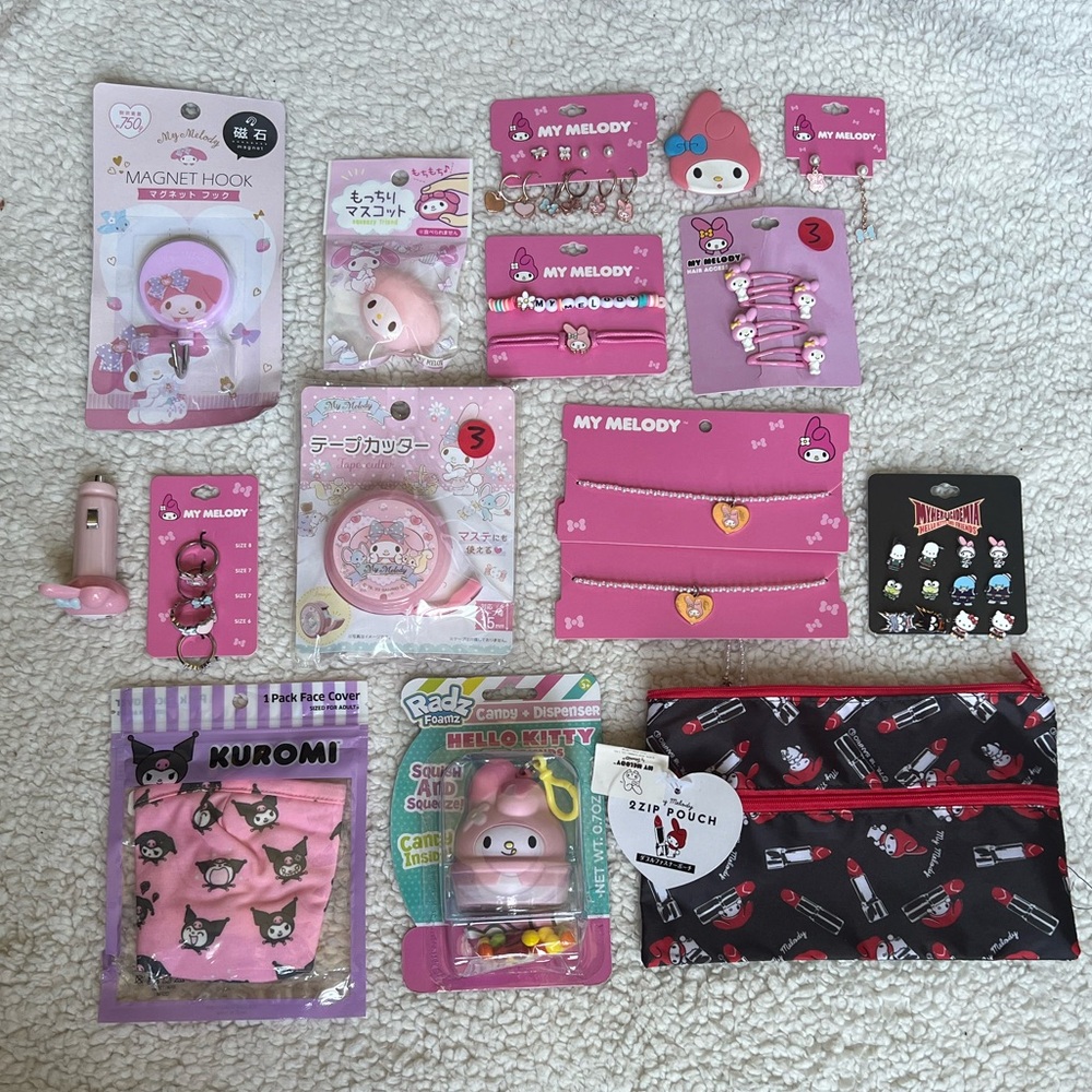 My Melody merchandise lot